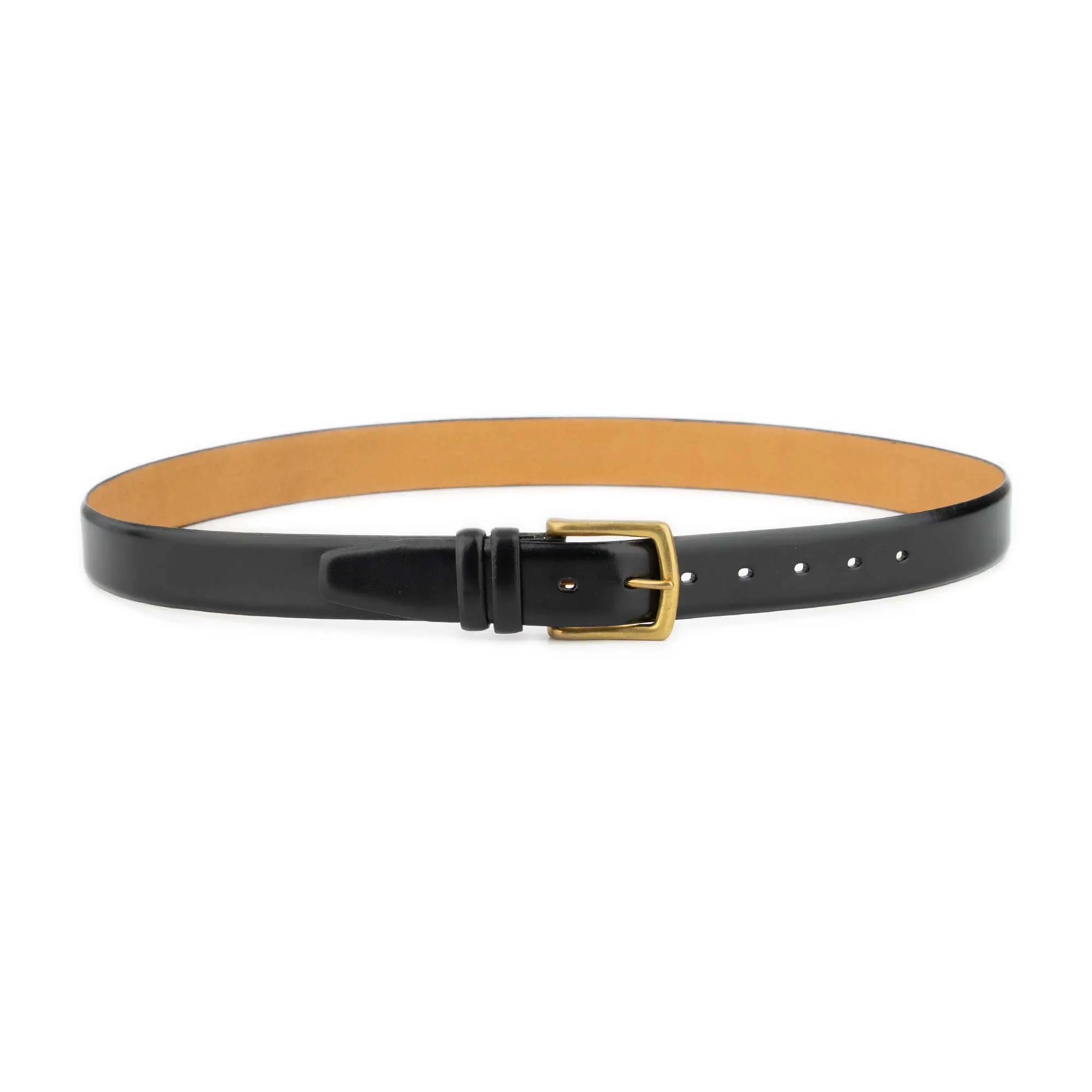 mens black and gold buckle belt 2