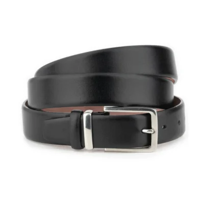 Black Men Belt For Large Waists Stainless Steel Buckle 1 BIGTALL 35 BLSM STEELB GODE