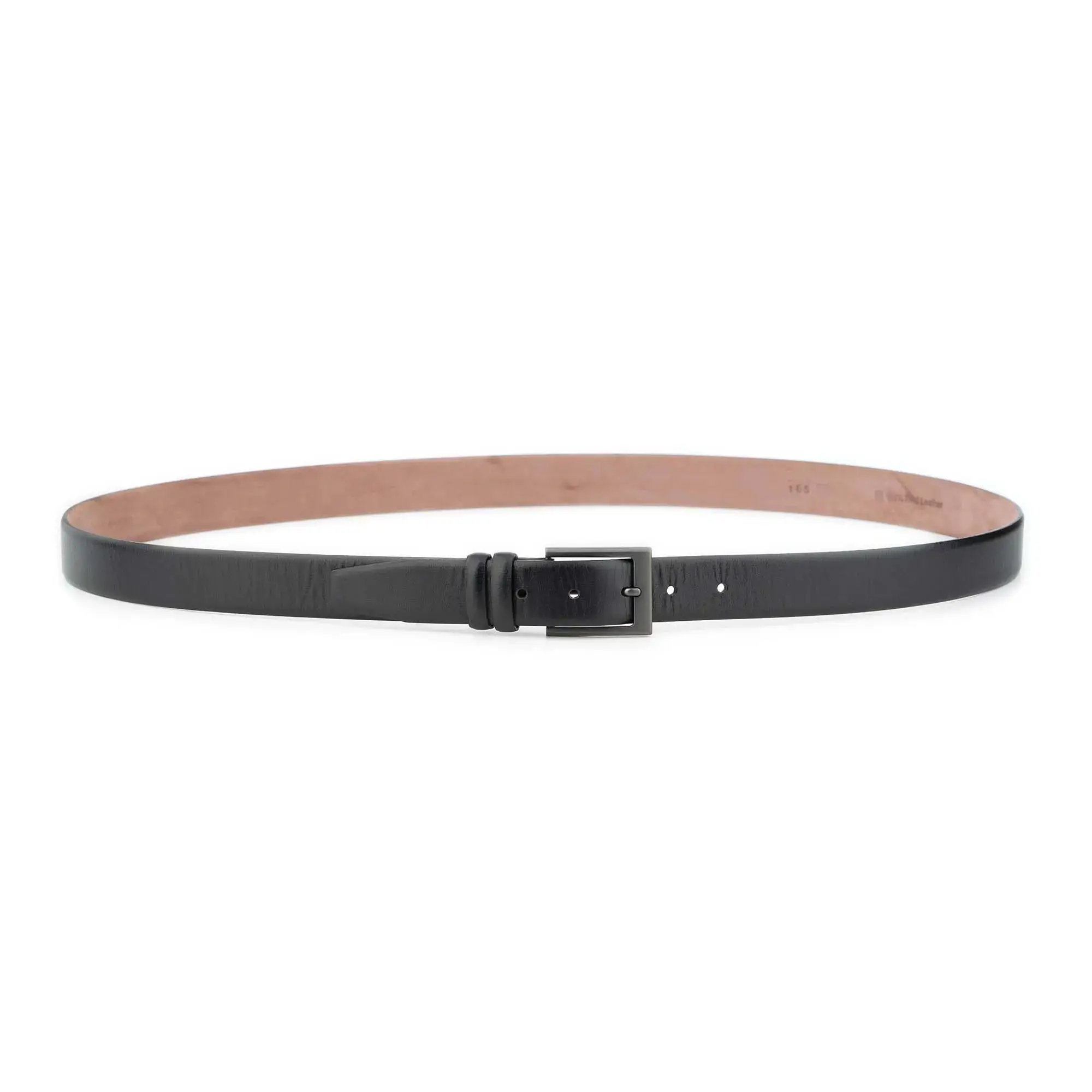 Black Plus Size Belt For Men Satin Gray Buckle 2