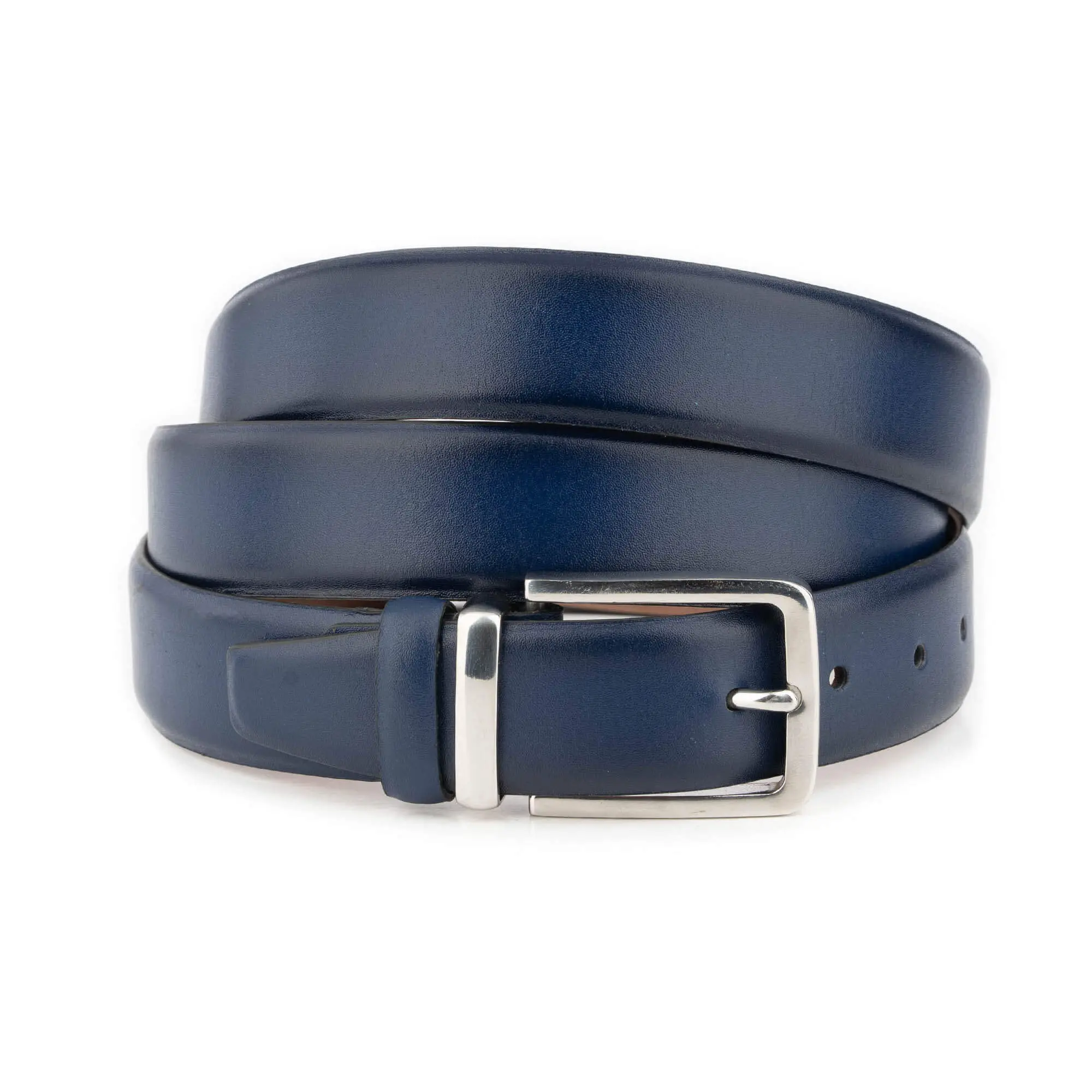Nickel Free Mens Extra Long Navy Belt Hypoallergenic 1