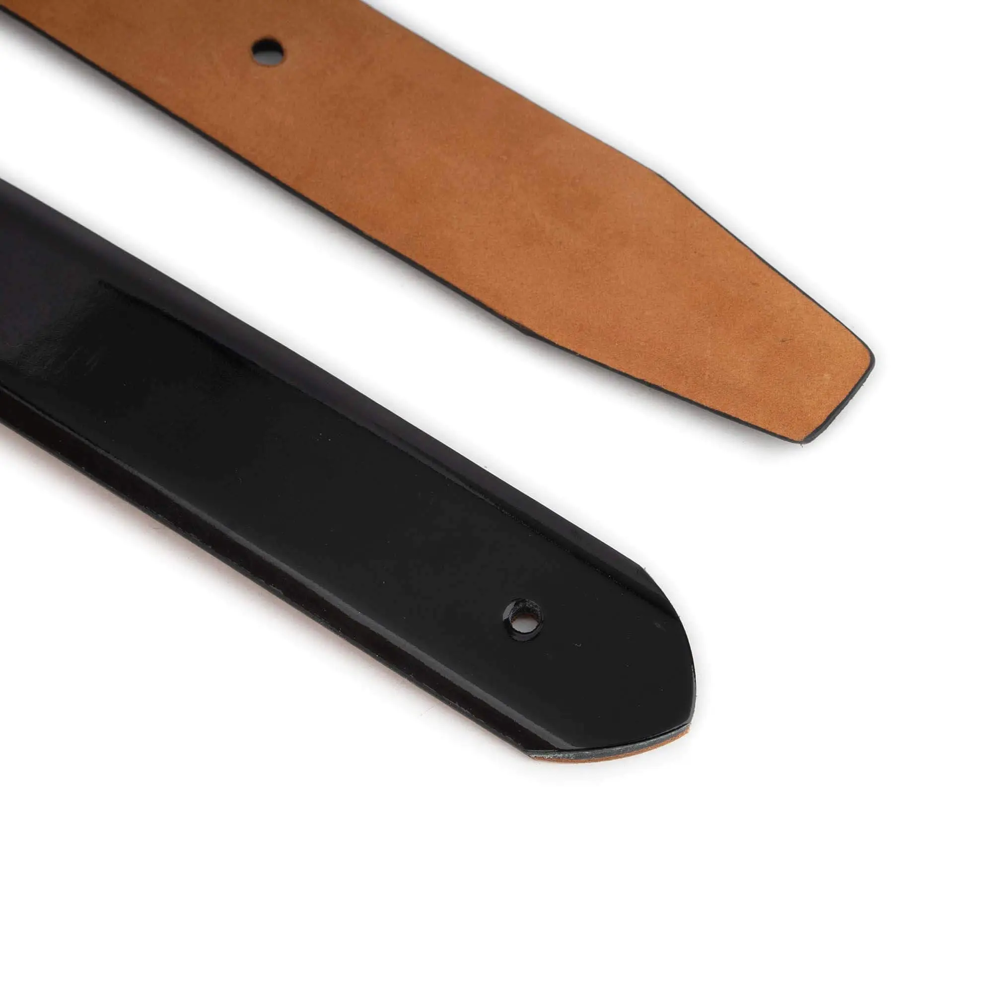 black patent leather belt for buckle replacement 1 3 8 inch 2