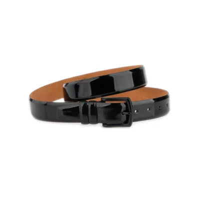 patent leather black buckle belt for men 3 5 cm 1 PATBLA35BLACMATBRS