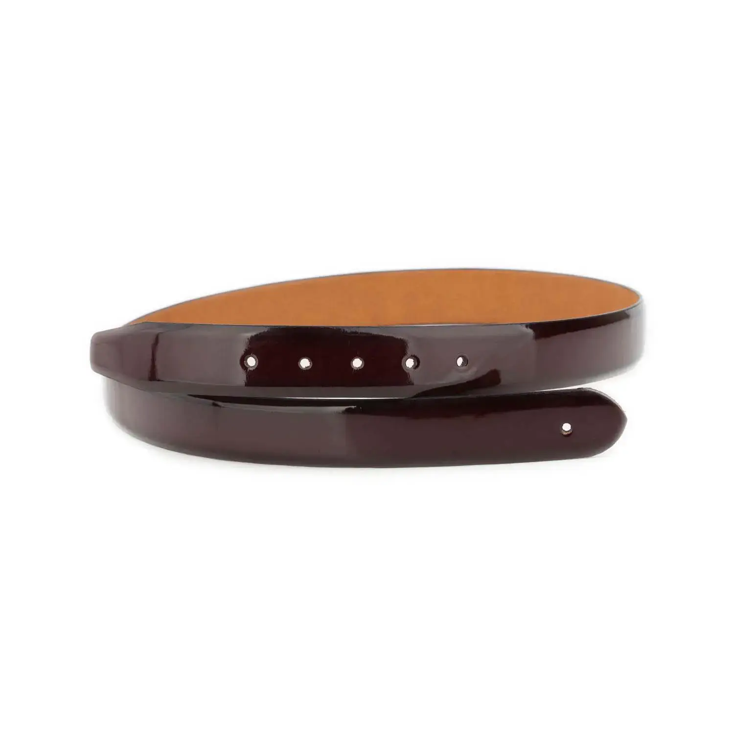 Burgundy Patent Leather Belt Strap Replacement 1 3 8 Inch 2