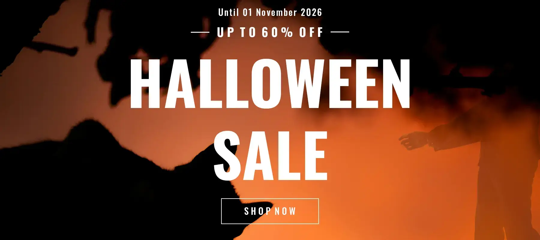 Halloween Sale - Up to 60% Off