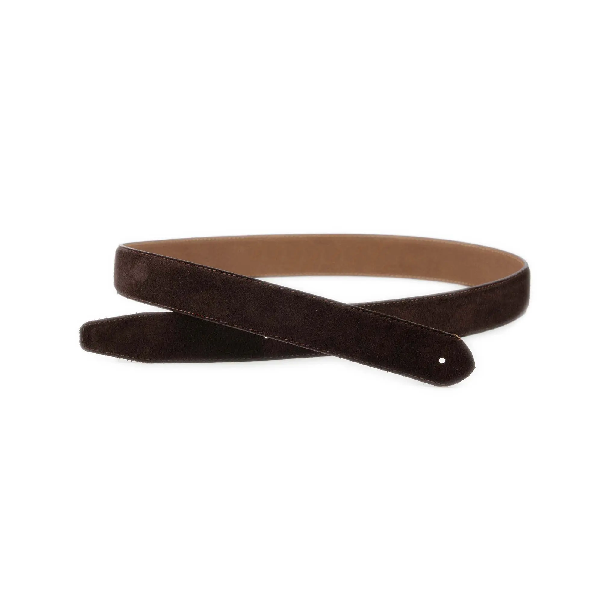 Brown Suede Leather Belts For Belt Buckles 3 5 cm 2