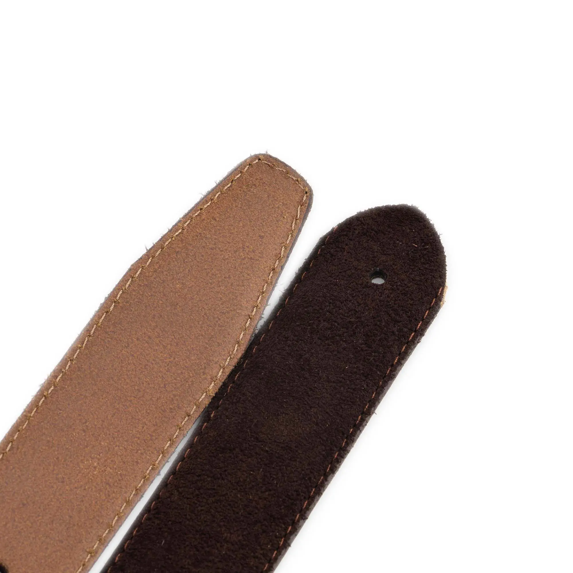 Brown Suede Leather Belts For Belt Buckles 3 5 cm 4